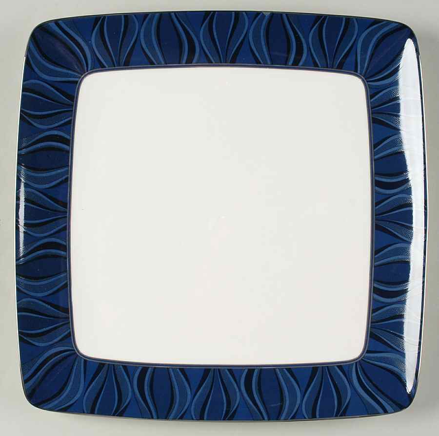 Stardust Platinum Square Dinner Plate by Noritake-1
