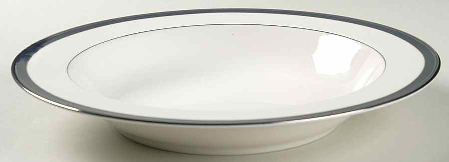 Stardust Platinum 10" Individual Pasta Bowl by Noritake-1