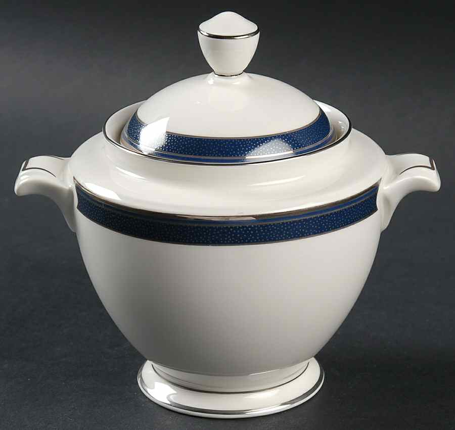Stardust Platinum Sugar Bowl & Lid by Noritake-1