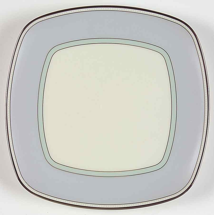 Centura Blue Square Luncheon Plate by Noritake-1