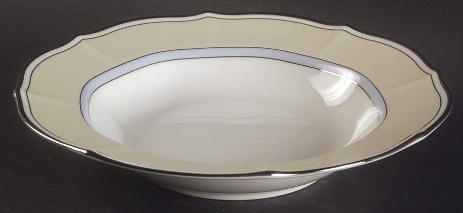 Centura Cream Rim Soup Bowl by Noritake-1