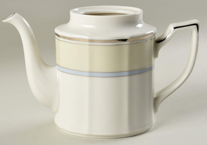 Centura Cream Tea/Coffee Pot No Lid by Noritake-1