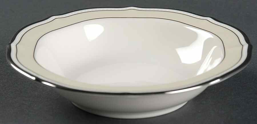 Centura Cream Rim Fruit/Dessert (Sauce) Bowl by Noritake-1