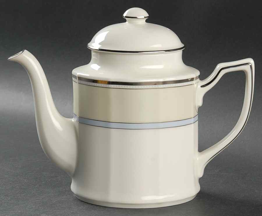 Centura Cream Tea/Coffee Pot & Lid by Noritake-1