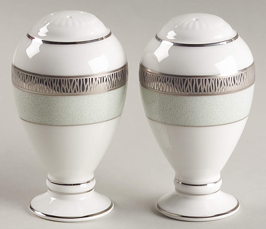 Fascination Green Salt & Pepper Set by Noritake-1