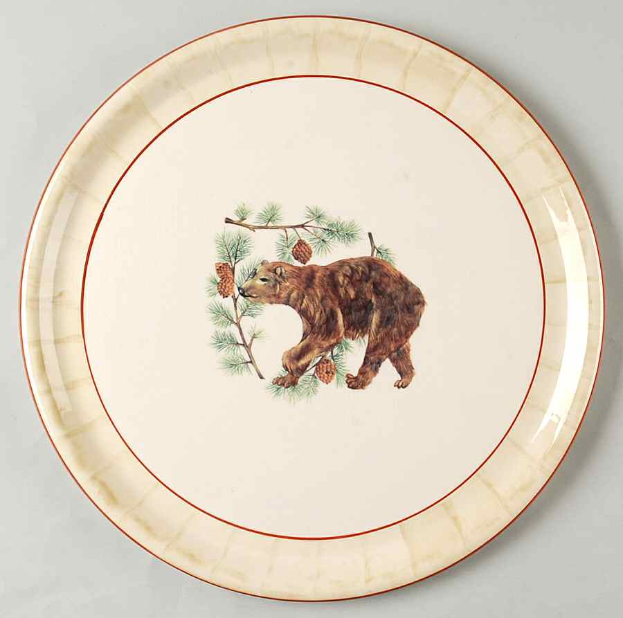Fontainebleau 12" Chop Plate (Round Platter) by Niderviller (France)-1