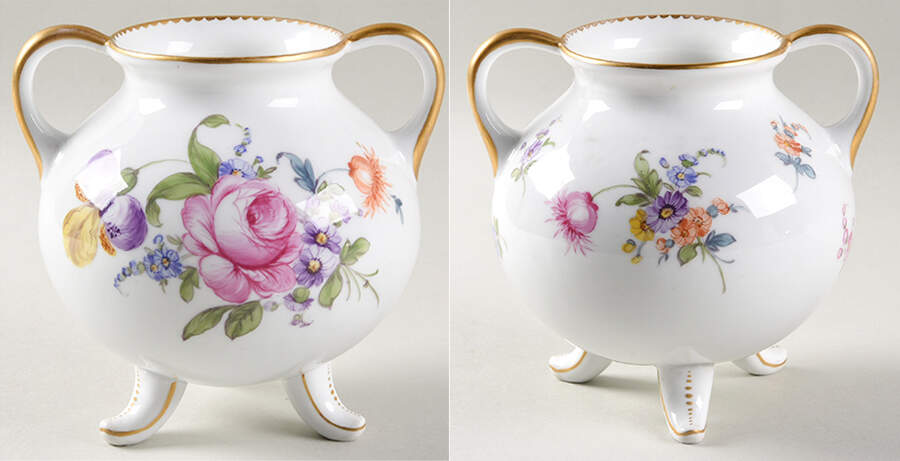 1012Z 4" Footed Vase by Nymphenburg-1