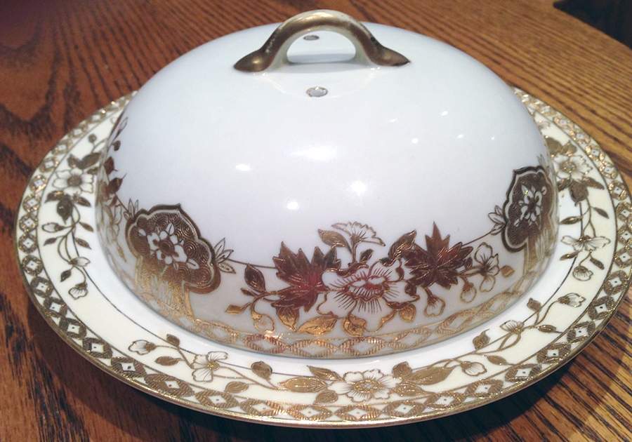 N2734 Round Covered Butter by Noritake-1