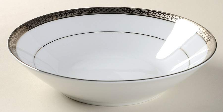 Queen's Platinum Coupe Soup Bowl by Noritake-1