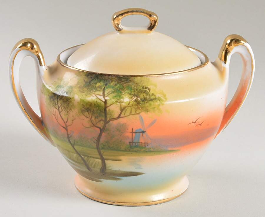 N2740 Sugar Bowl & Lid by Noritake-1