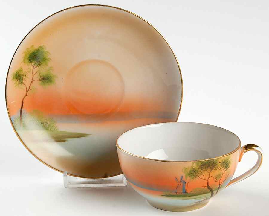 N2740 Flat Cup & Saucer Set by Noritake-1