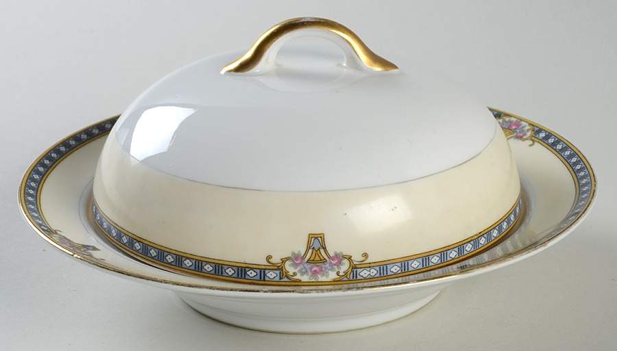 N2577 Round Covered Butter by Noritake-1
