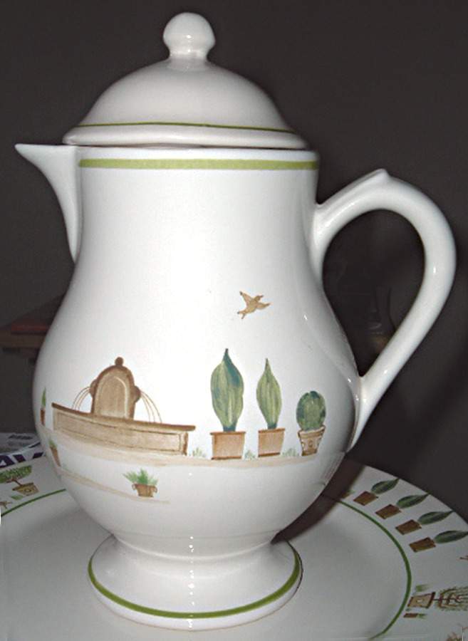 NDV3 Coffee Pot & Lid by Niderviller (France)-1