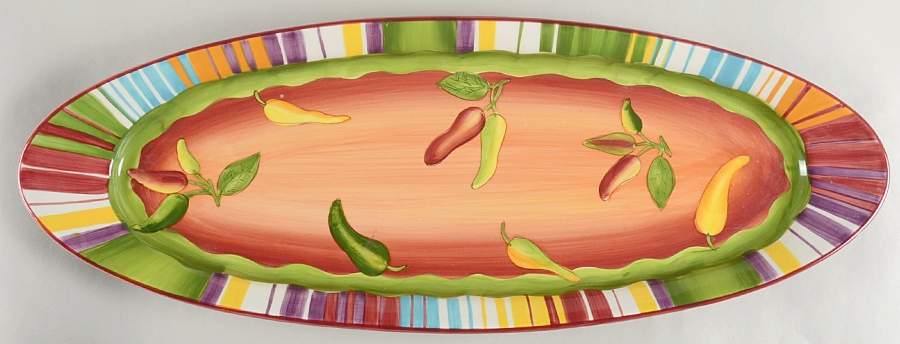 Muy Caliente 24" Oval Tray by Noble Excellence-1