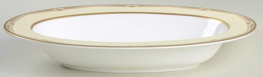 Gold Crest 11" Oval Vegetable Bowl by Nikko-1