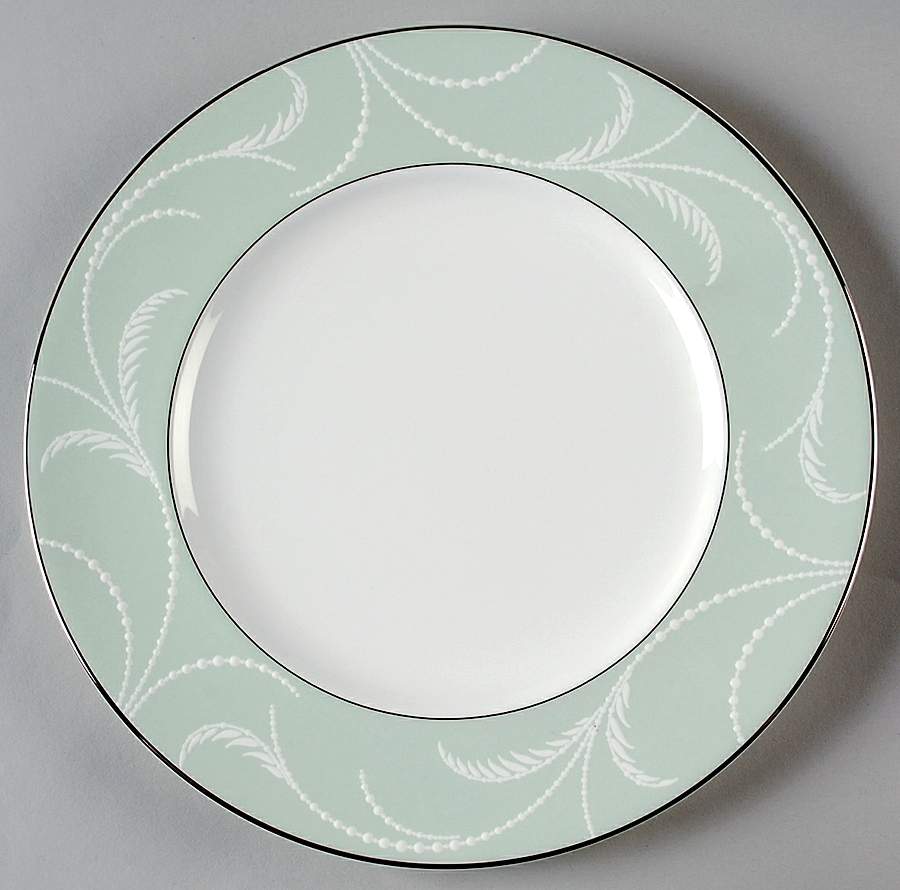Pearl Ariel Accent Luncheon Plate - Set of 4 by Nikko-1