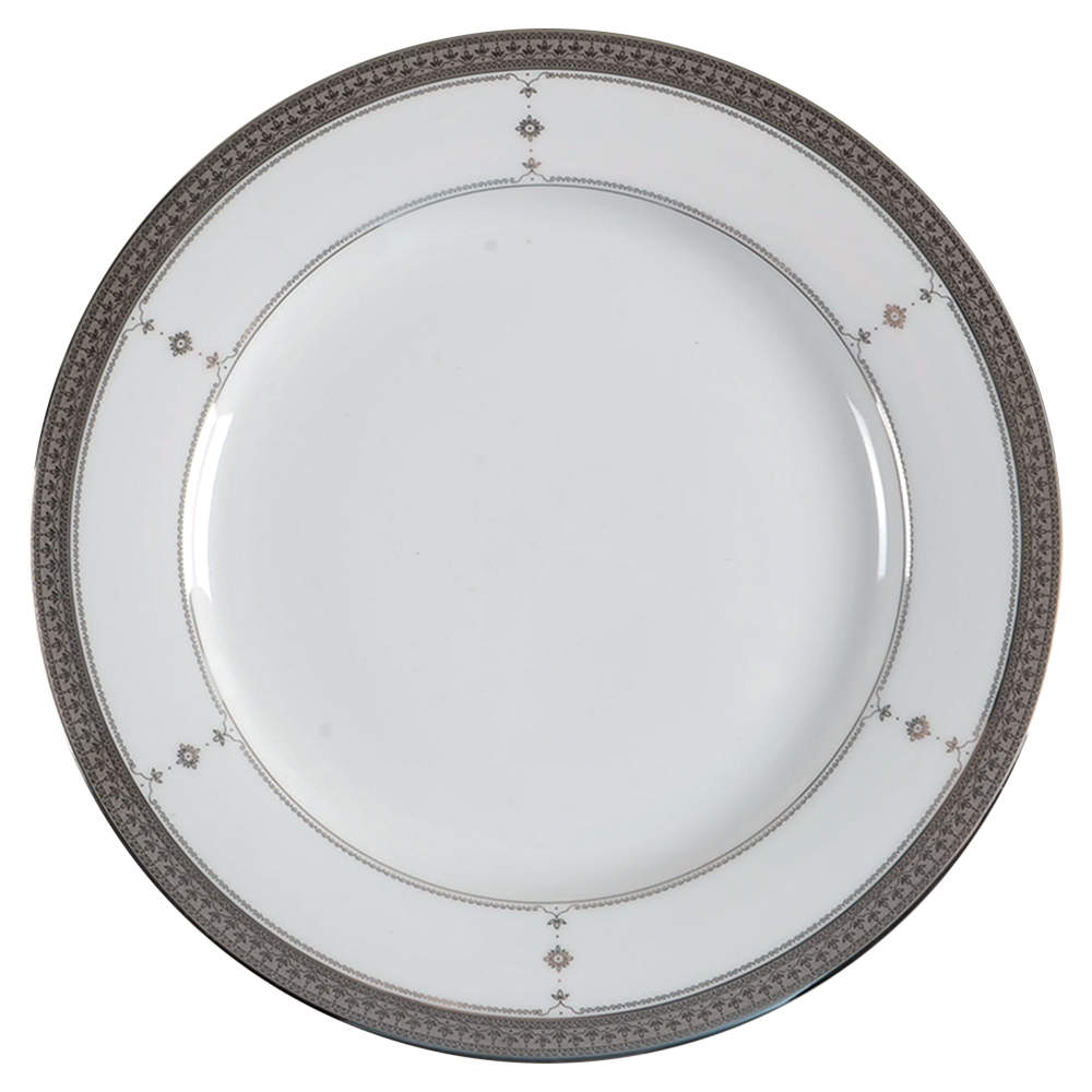 Versailles Platinum Accent Luncheon Plate by Nikko-1