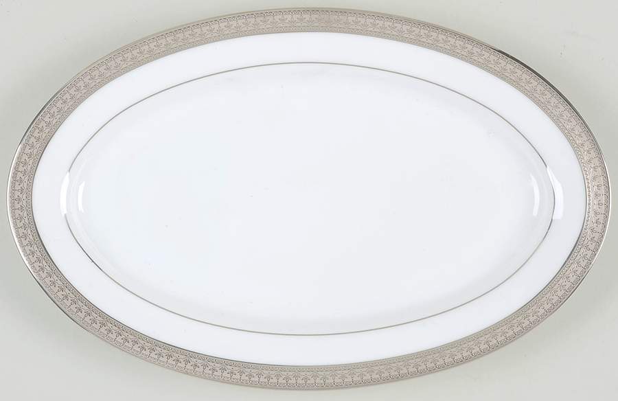 Versailles Platinum Relish/Butter Tray by Nikko-1