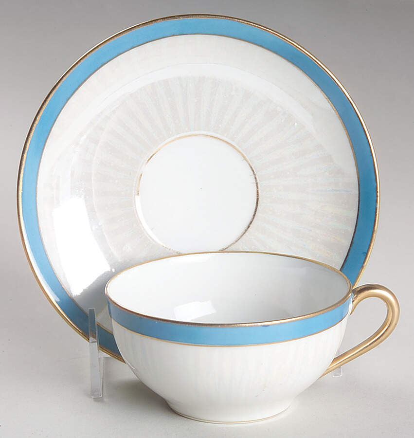 N2558 Flat Cup & Saucer Set by Noritake-1