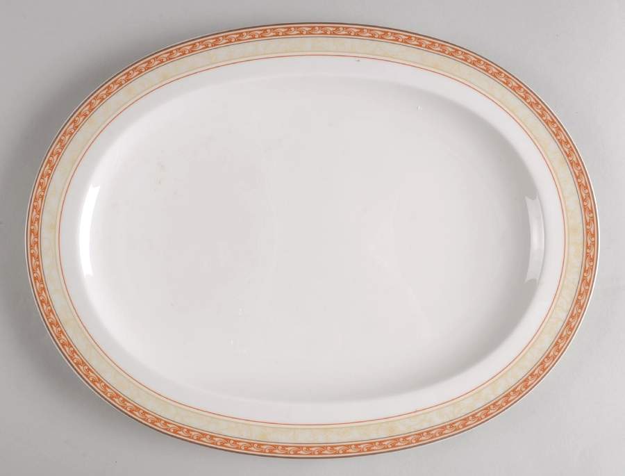 Autumn Whisper 14" Oval Serving Platter by Noritake-1