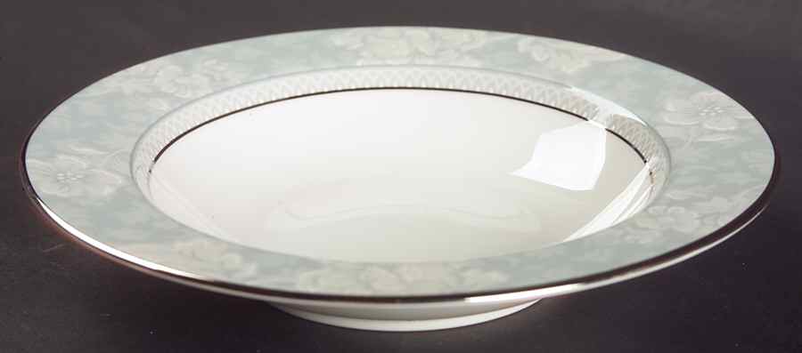 Rosella Blue Rim Fruit/Dessert (Sauce) Bowl by Noritake-1