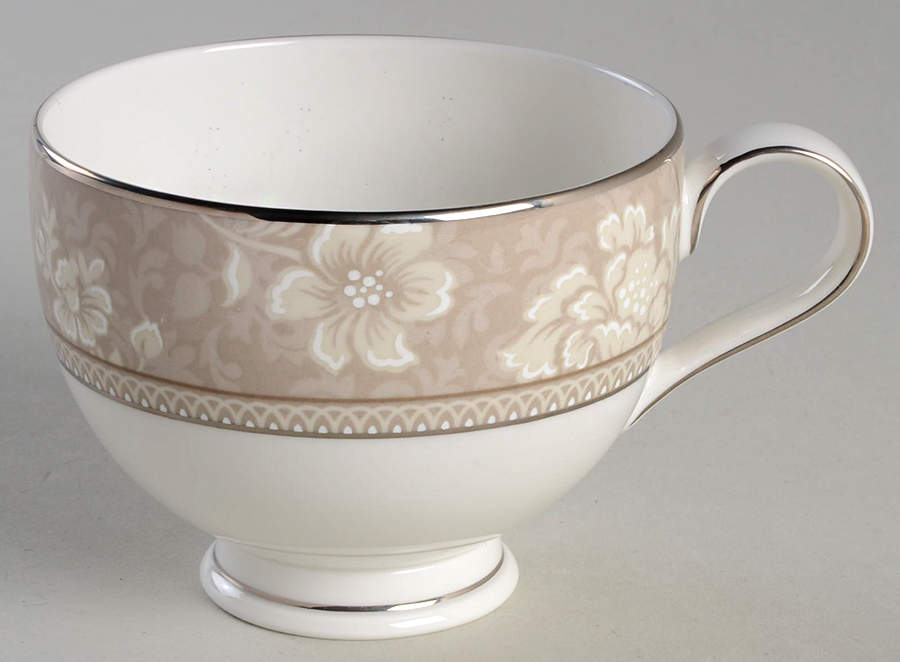 Rosella Taupe Footed Cup by Noritake-1