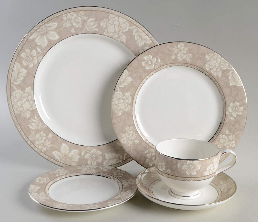 Rosella Taupe 40 Piece Estate Set by Noritake-1