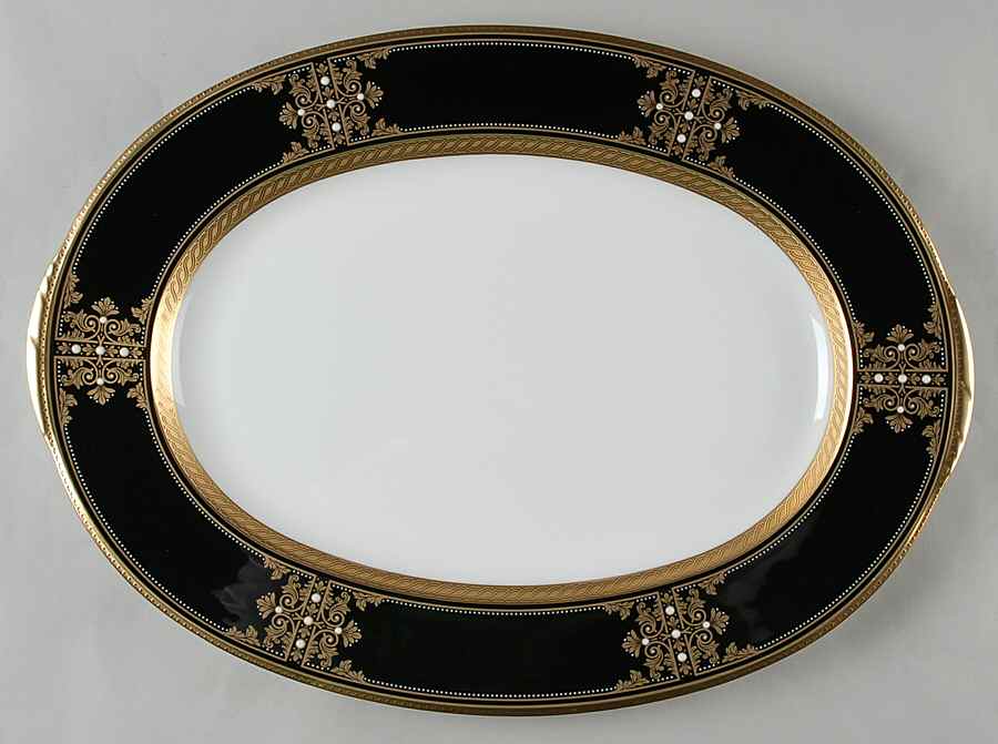Evening Majesty 16" Oval Serving Platter by Noritake-1