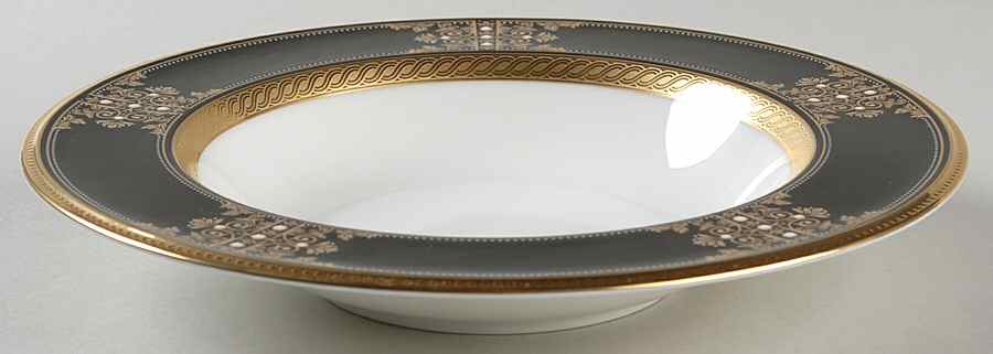 Evening Majesty Rim Soup Bowl by Noritake-1