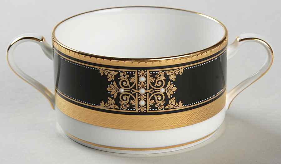 Evening Majesty Flat Cream Soup Bowl by Noritake-1