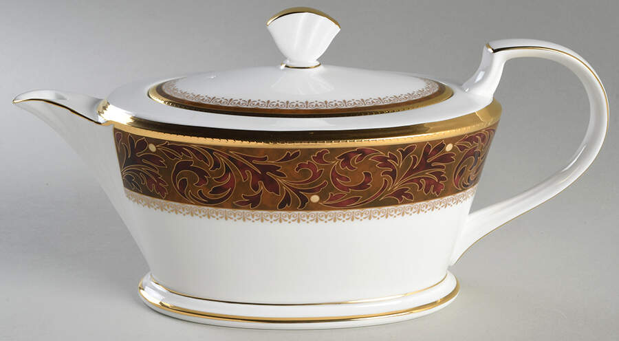 Xavier Gold Teapot & Lid by Noritake-1