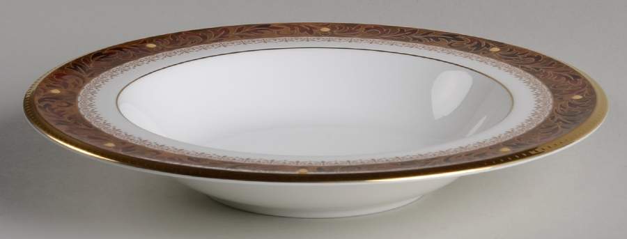 Xavier Gold Rim Soup Bowl by Noritake-1