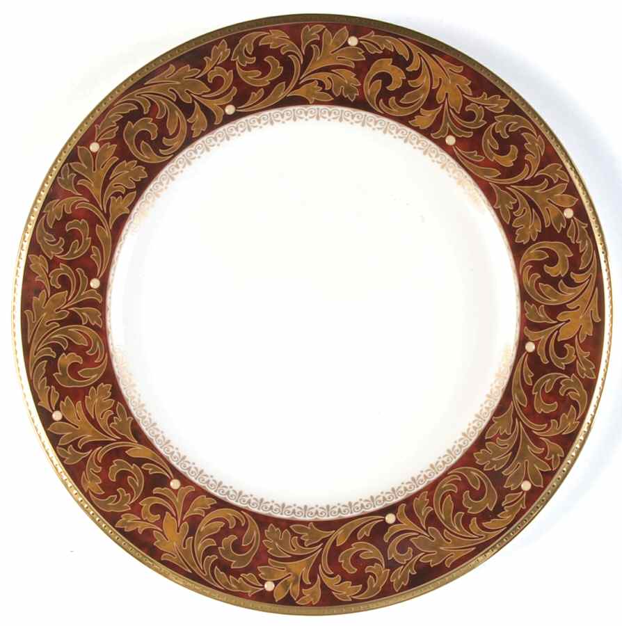 Xavier Gold Accent Luncheon Plate by Noritake-1
