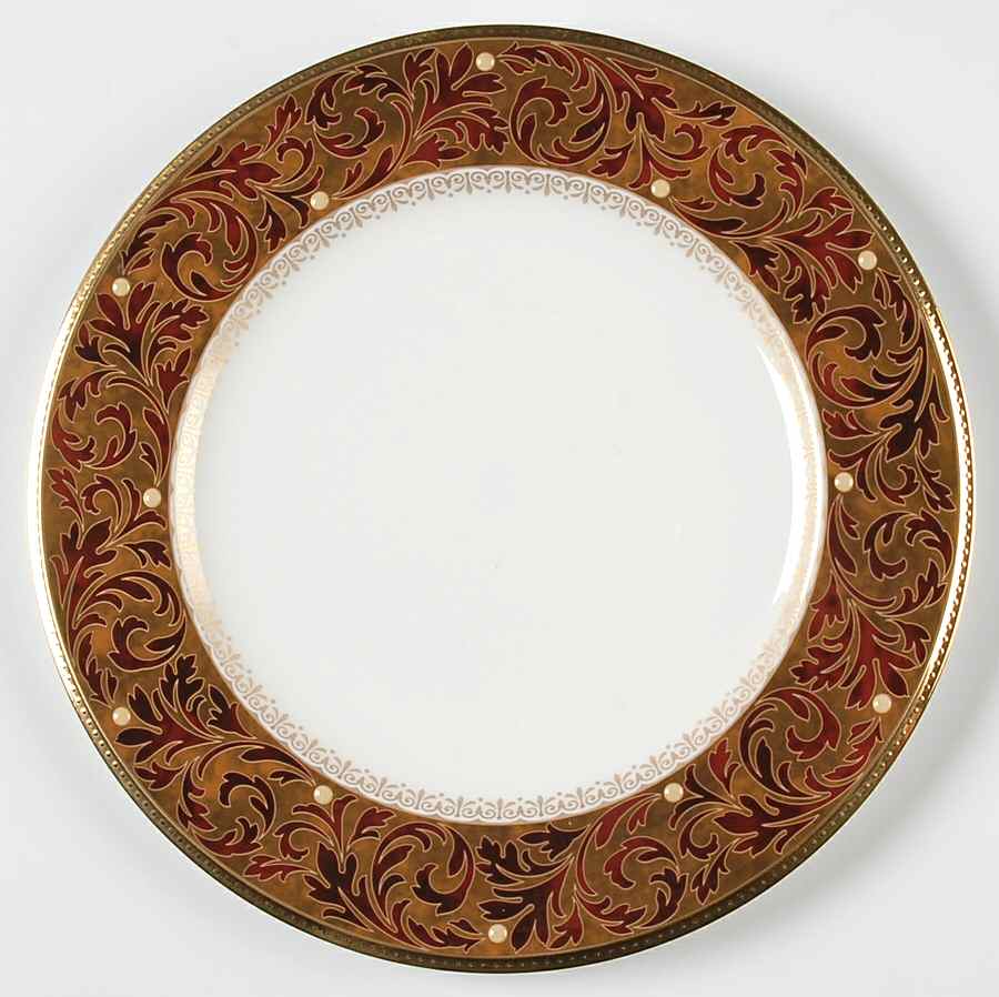 Xavier Gold Salad Plate by Noritake-1