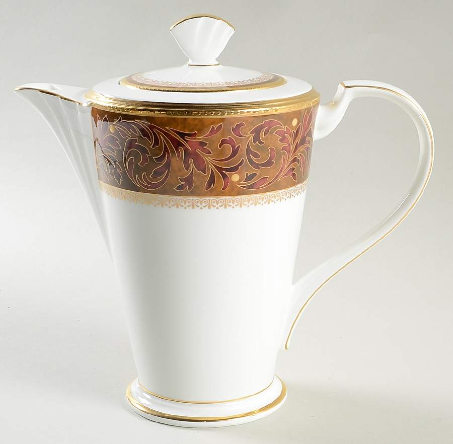 Xavier Gold Coffee Pot & Lid by Noritake-1