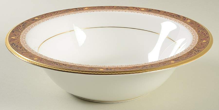 Xavier Gold 9" Round Vegetable Bowl by Noritake-1
