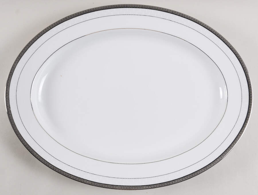 Portia 16" Oval Serving Platter by Noritake-1