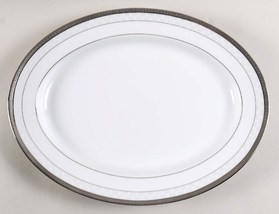 Portia 13" Oval Serving Platter by Noritake-1