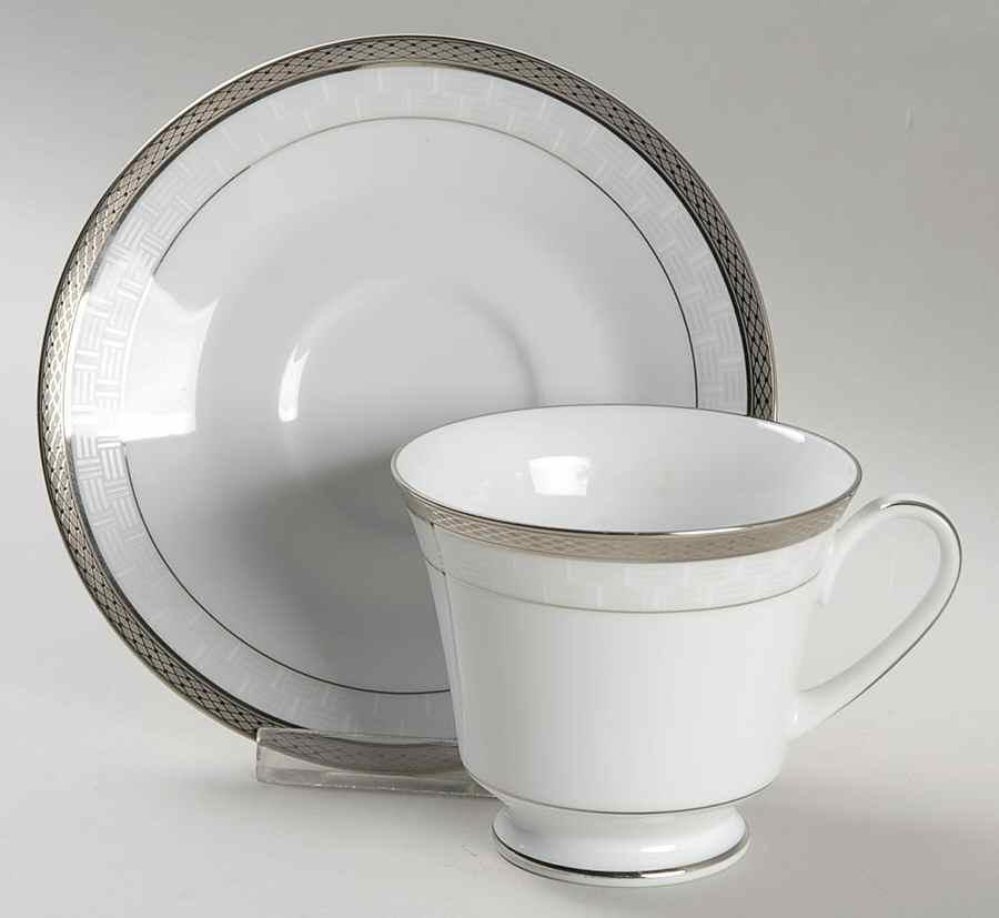 Portia Footed Cup & Saucer Set by Noritake-1
