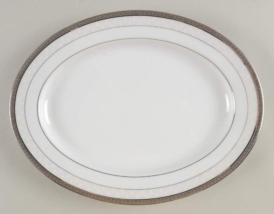Portia 11" Oval Serving Platter by Noritake-1