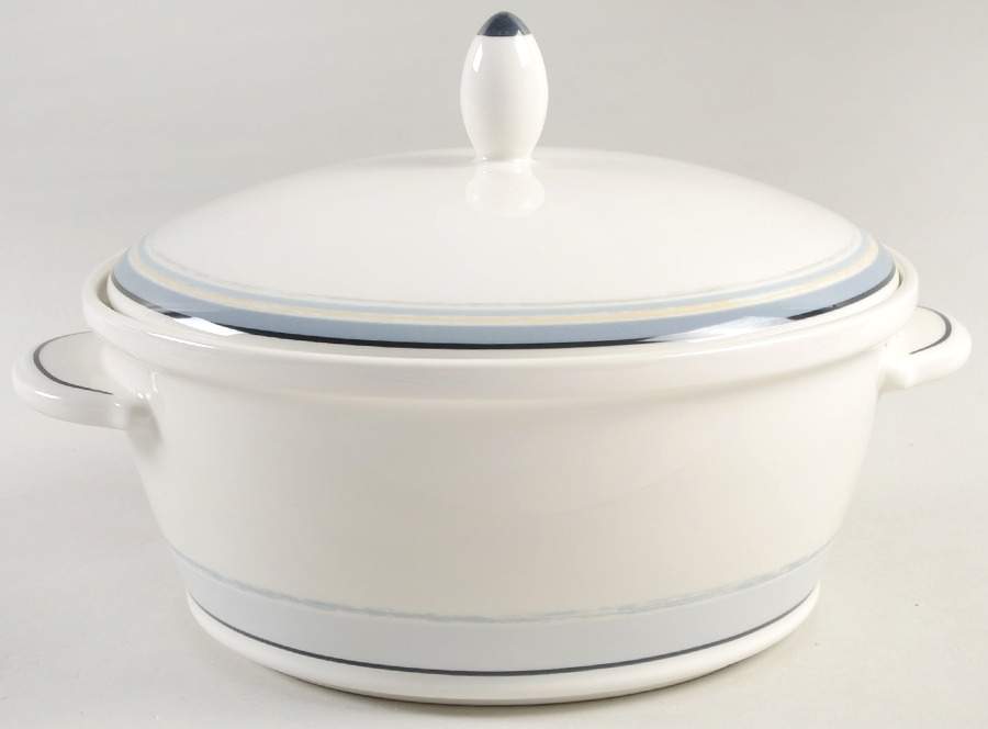 Java Graphite Swirl 2.5 Qt Round Covered Casserole by Noritake-1