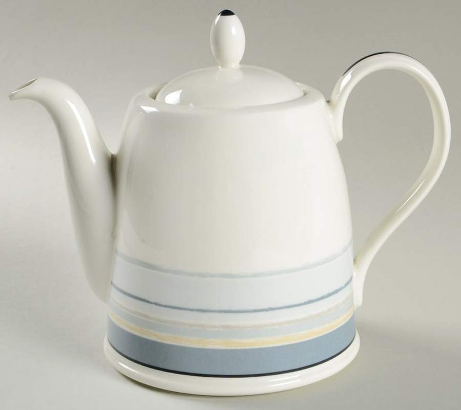 Java Graphite Swirl Tea/Coffee Pot & Lid by Noritake-1