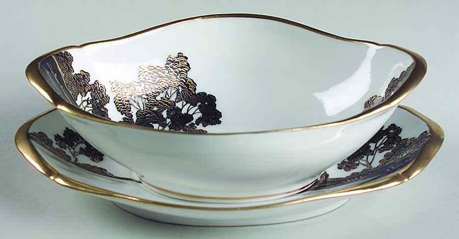 N2794 Open Sauce Boat & Underplate by Noritake-1
