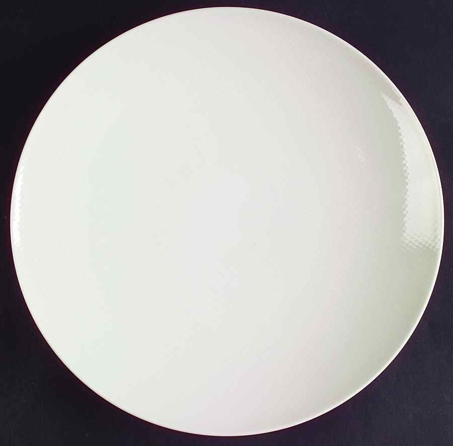 Reflections White Dinner Plate by Nikko-1