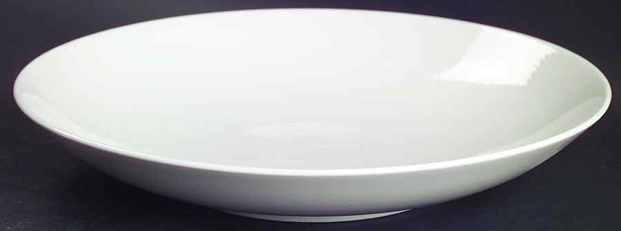 Reflections White 9" Soup/Pasta Bowl by Nikko-1