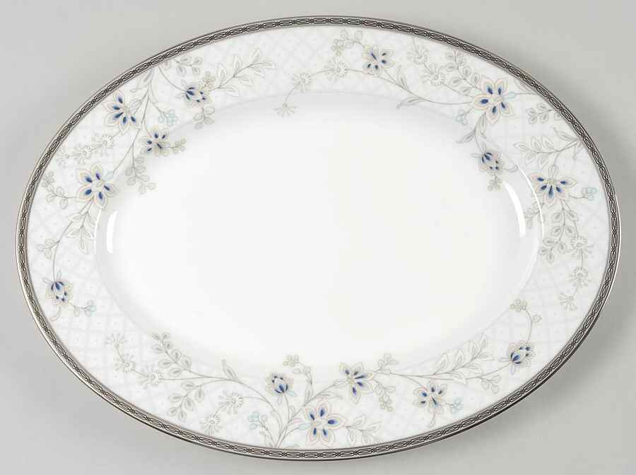 Delacorte 12" Oval Serving Platter by Noritake-1