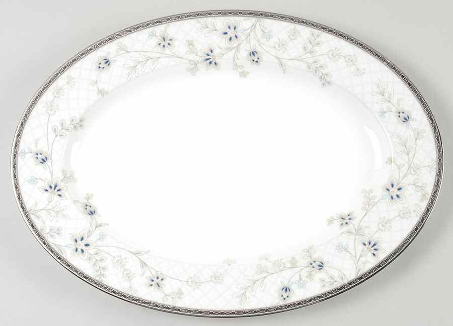 Delacorte 14" Oval Serving Platter by Noritake-1
