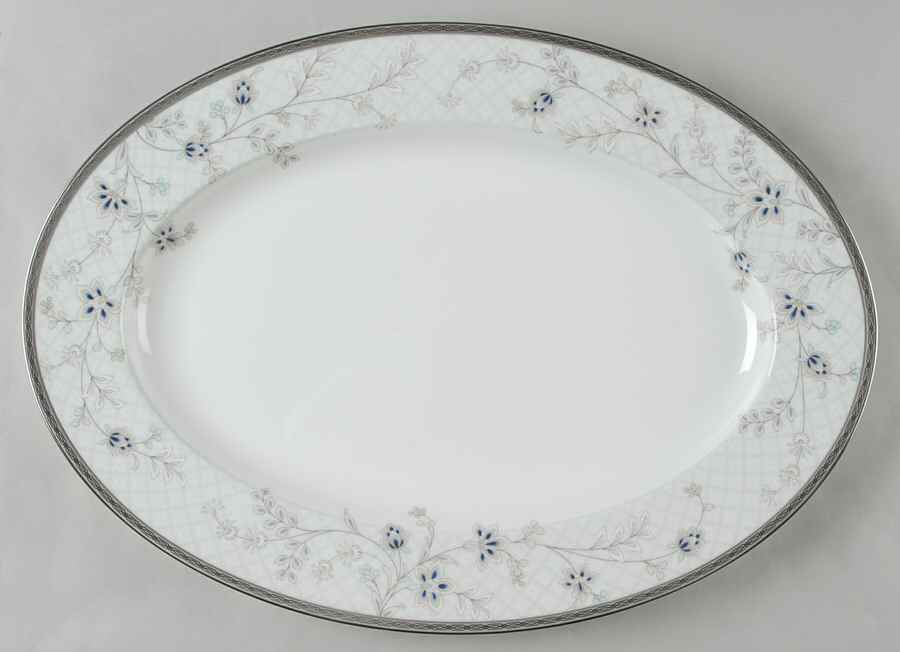 Delacorte 16" Oval Serving Platter by Noritake-1