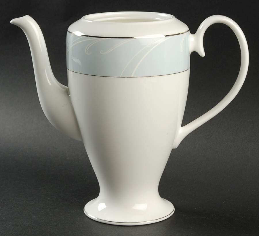 Pearl Crescent Tea/Coffee Pot No Lid by Nikko-1