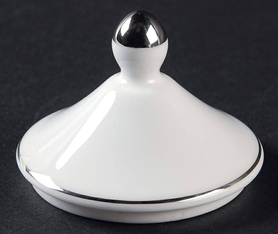 Pearl Crescent Lid for Sugar Bowl by Nikko-1
